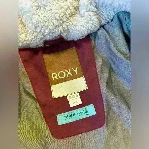 Roxy Ellie Waterproof Longline Puffer Jacket- Size S - Picture 8 of 10